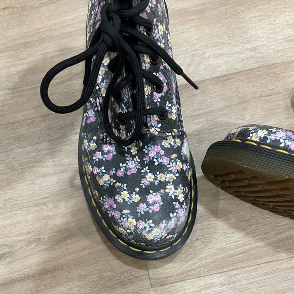 Dr Martens 1460 W Mini Tydee Floral AW004 Boots, Sz 7 - Picture 5 of 8